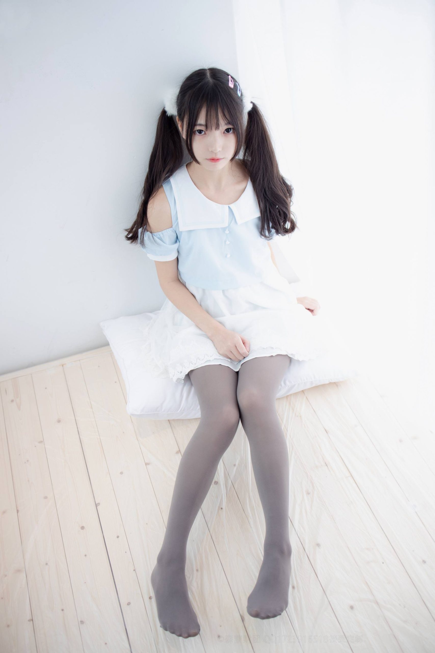 图片[2]-超级甜美的灰丝小姑娘【86P】20005-阡陌图库