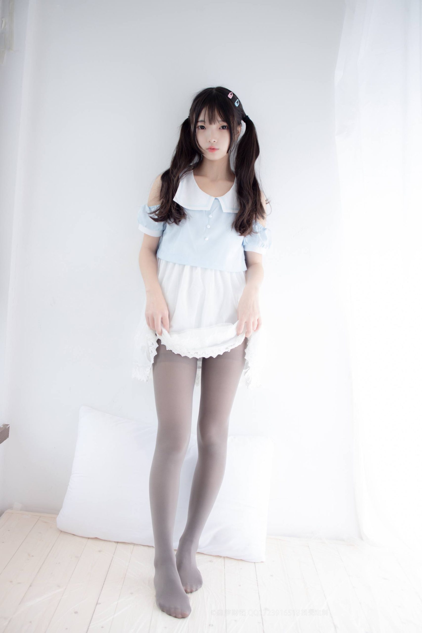 图片[4]-超级甜美的灰丝小姑娘【86P】20005-阡陌图库