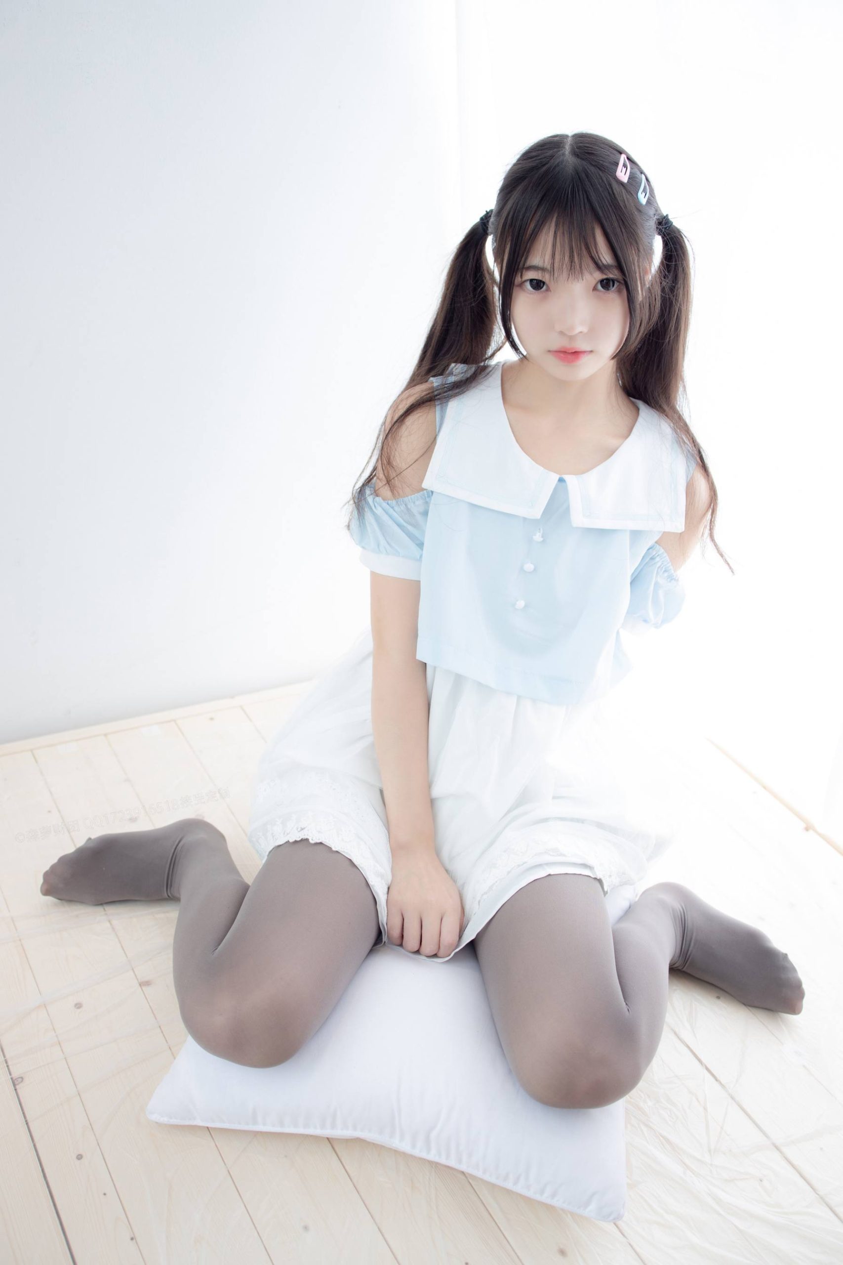 图片[5]-超级甜美的灰丝小姑娘【86P】20005-阡陌图库