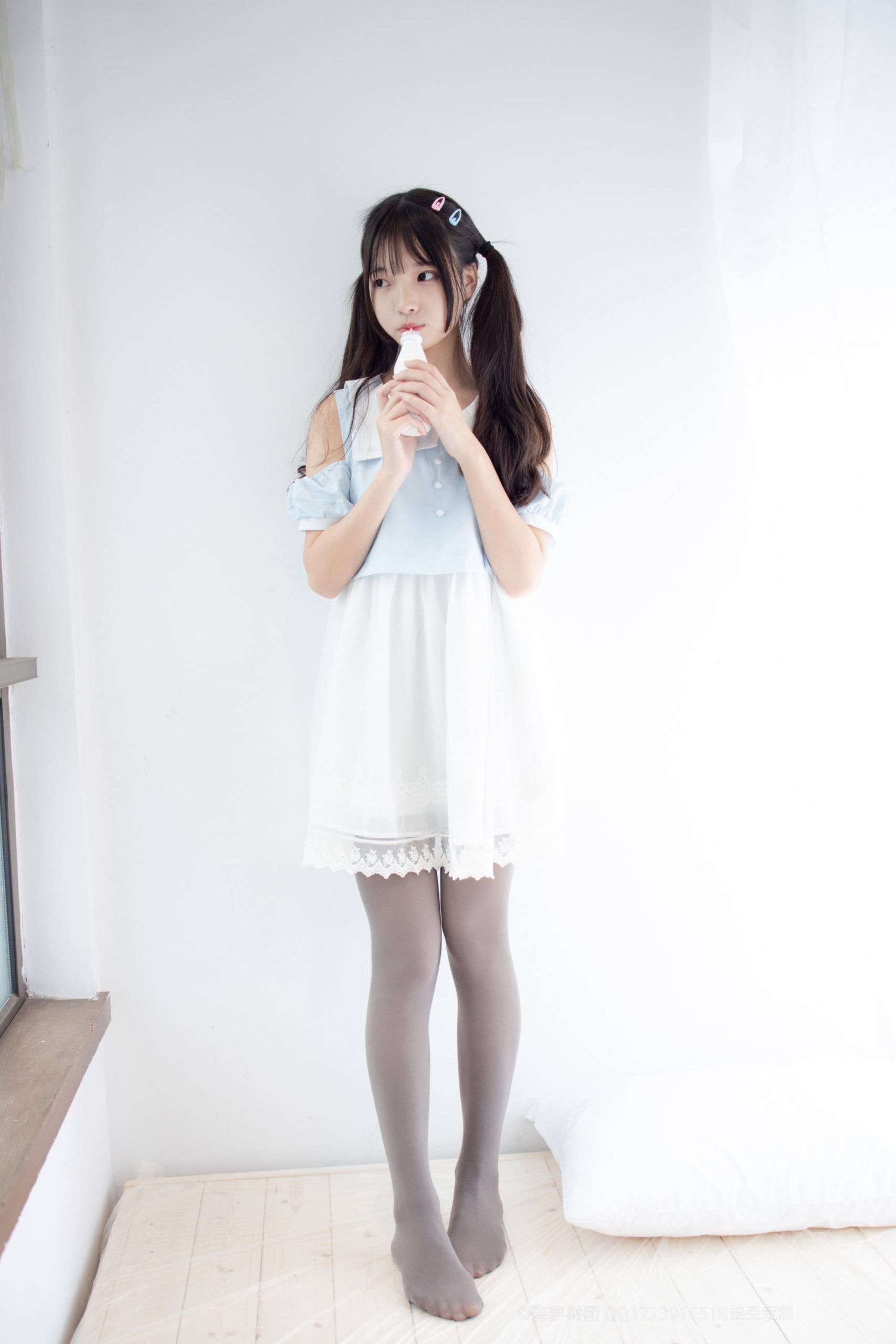 图片[6]-超级甜美的灰丝小姑娘【86P】20005-阡陌图库