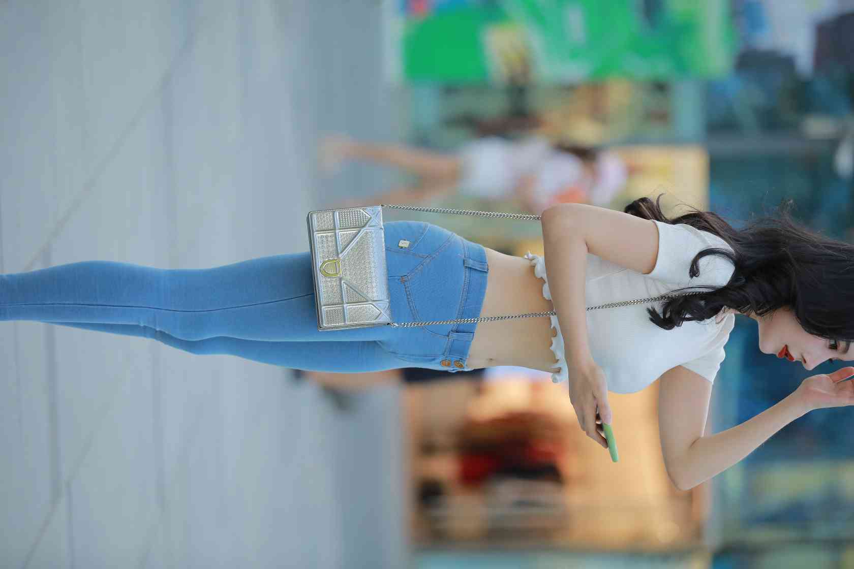 图片[3]-非常漂亮的紧身牛仔裤女孩【115P】04016-阡陌图库