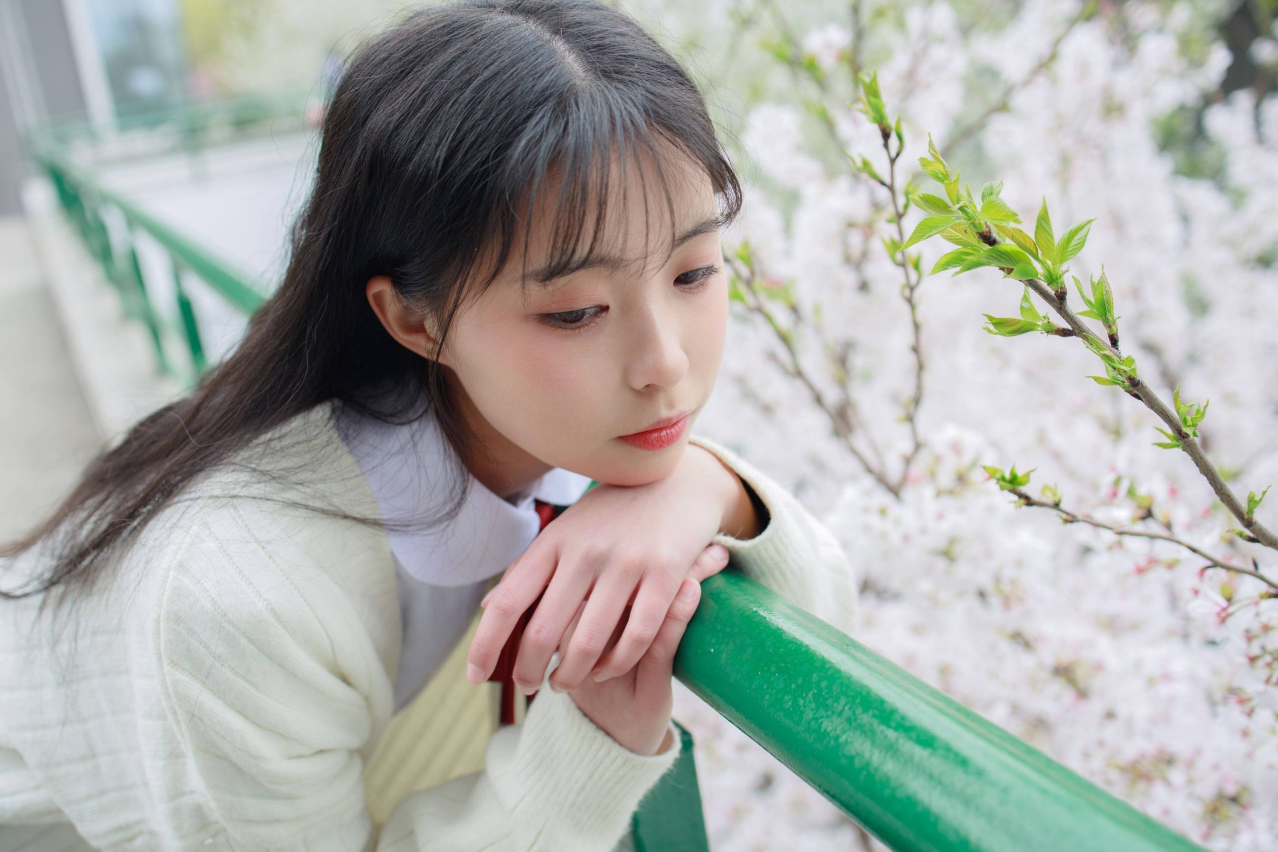图片[6]-甜美可人的白丝姑娘【127P】20011-阡陌图库