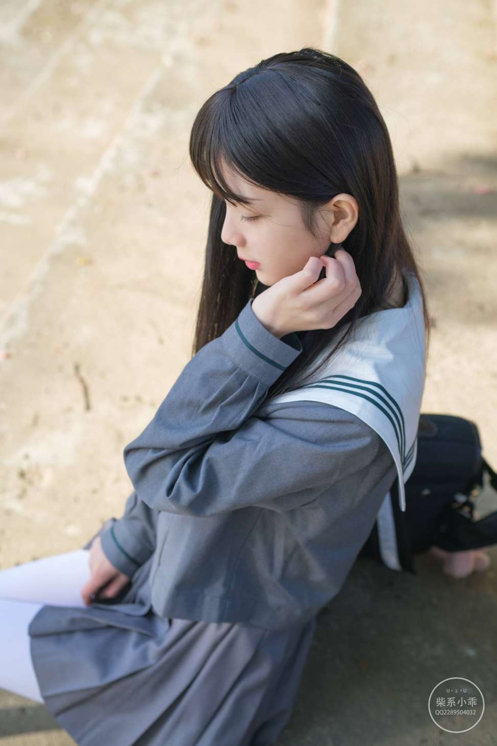 图片[3]-白丝清纯少女真的太可爱了【60P】20001-阡陌图库