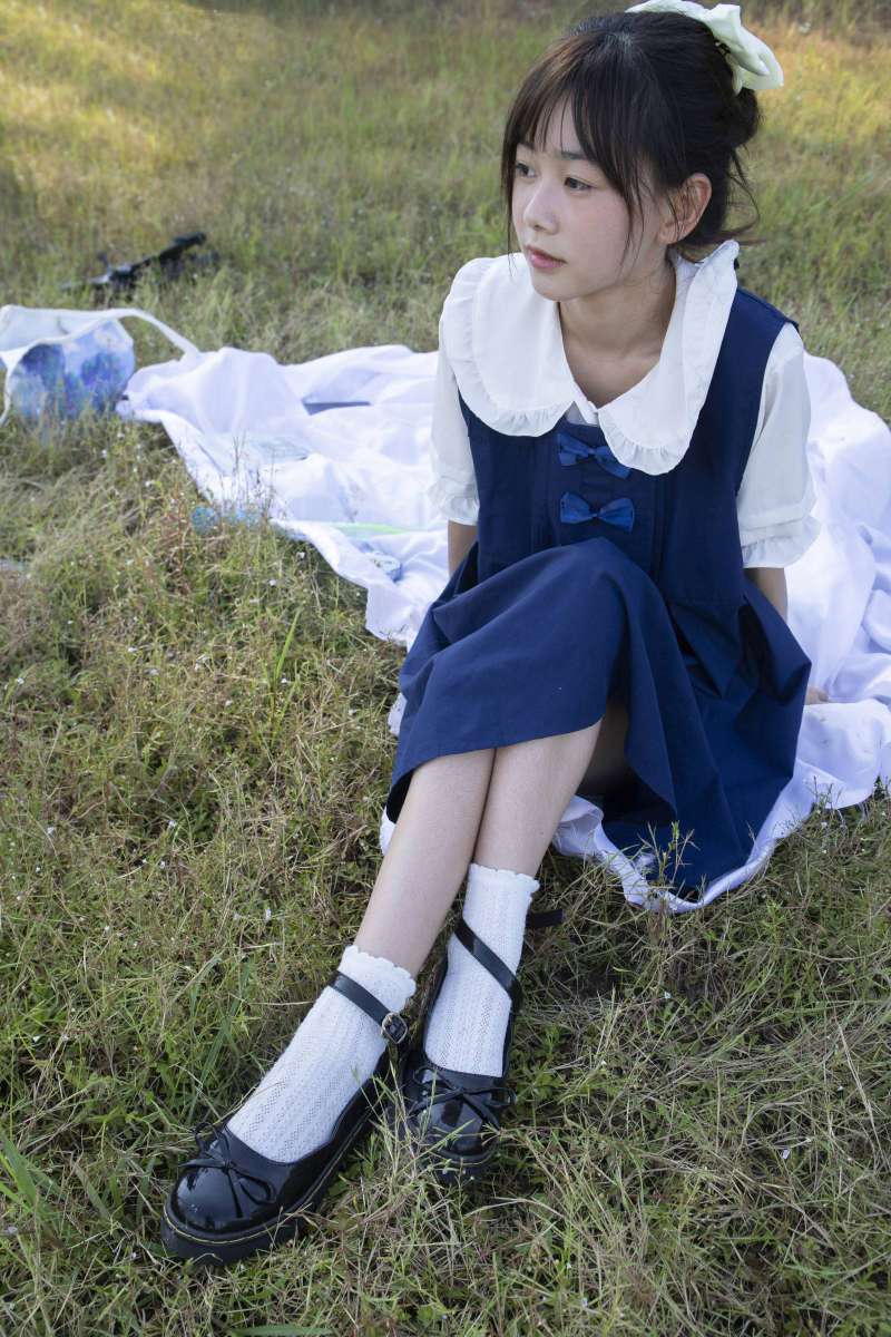 图片[6]-非常甜美的牛仔裙女孩【226P】20021-阡陌图库