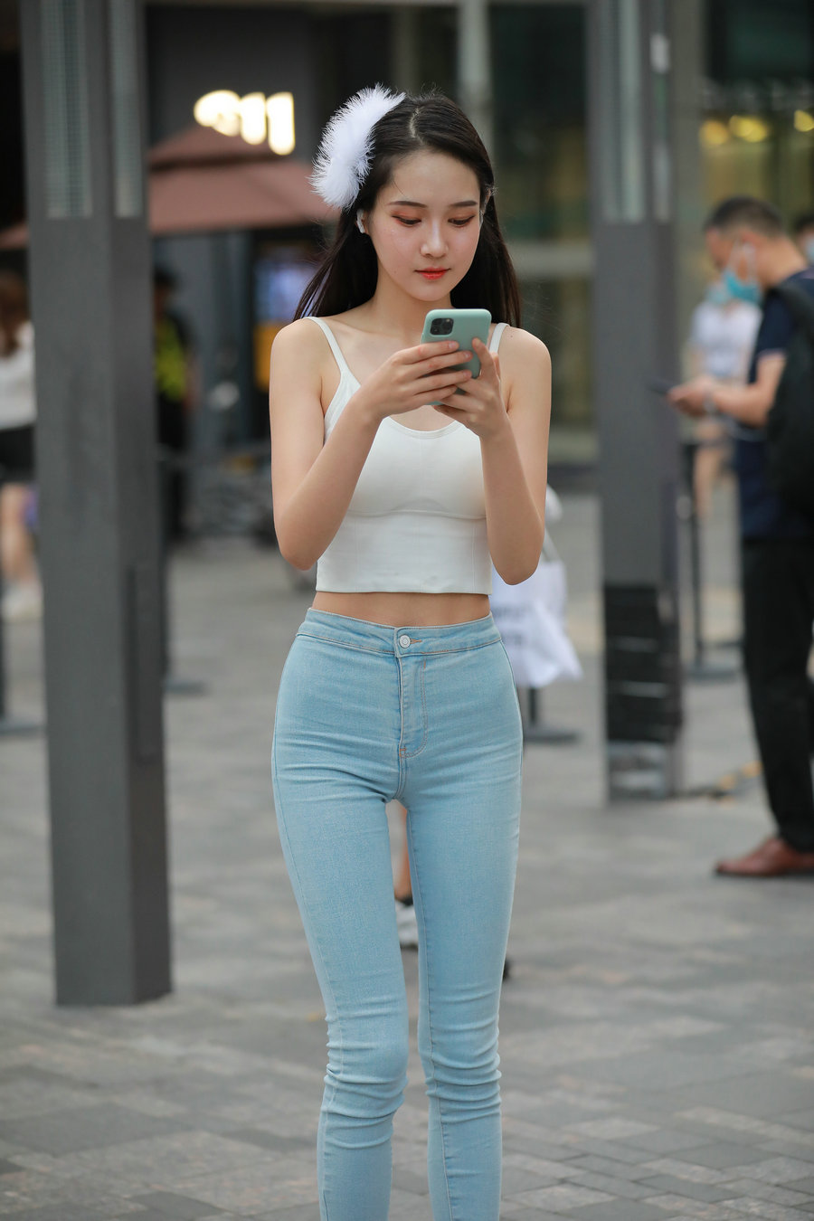 图片[3]-非常漂亮的牛仔裤女孩 J2144 98P1V-1.92GB-阡陌图库