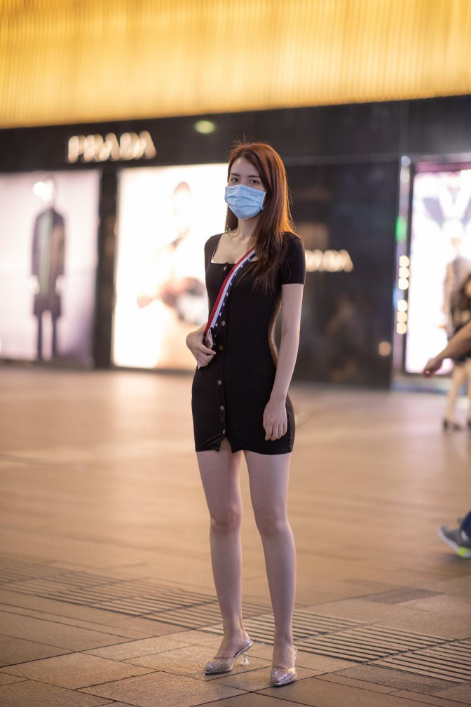 图片[4]-逛商场的黑色包臀裙美丽女孩【385P】00050-阡陌图库