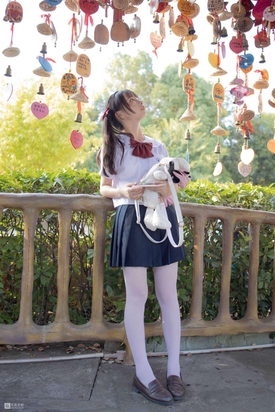 图片[5]-眼神好清澈的双马尾白丝女孩【75P】20019-阡陌图库
